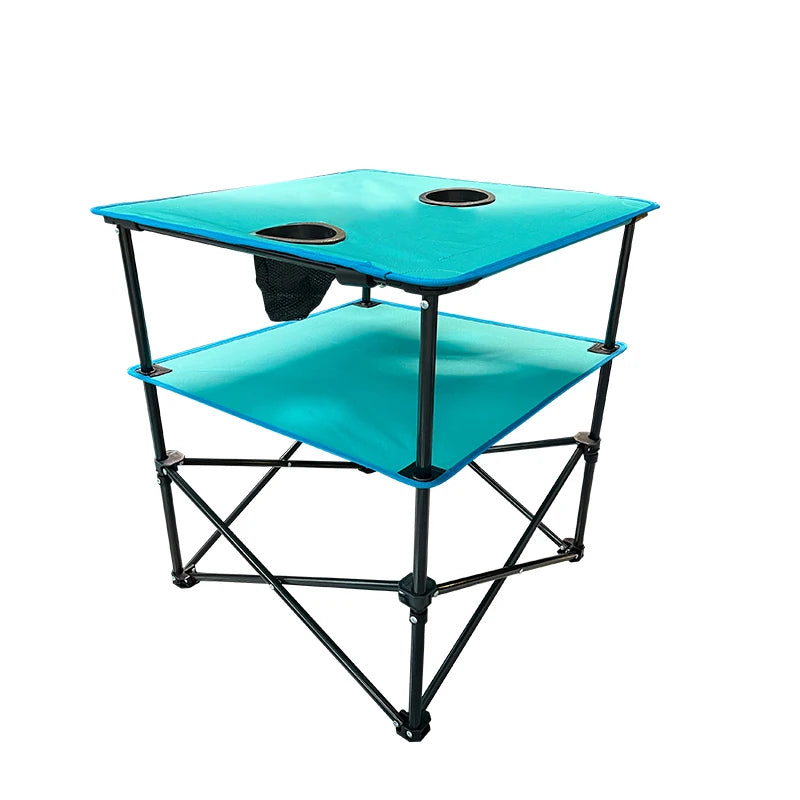 Square folding table